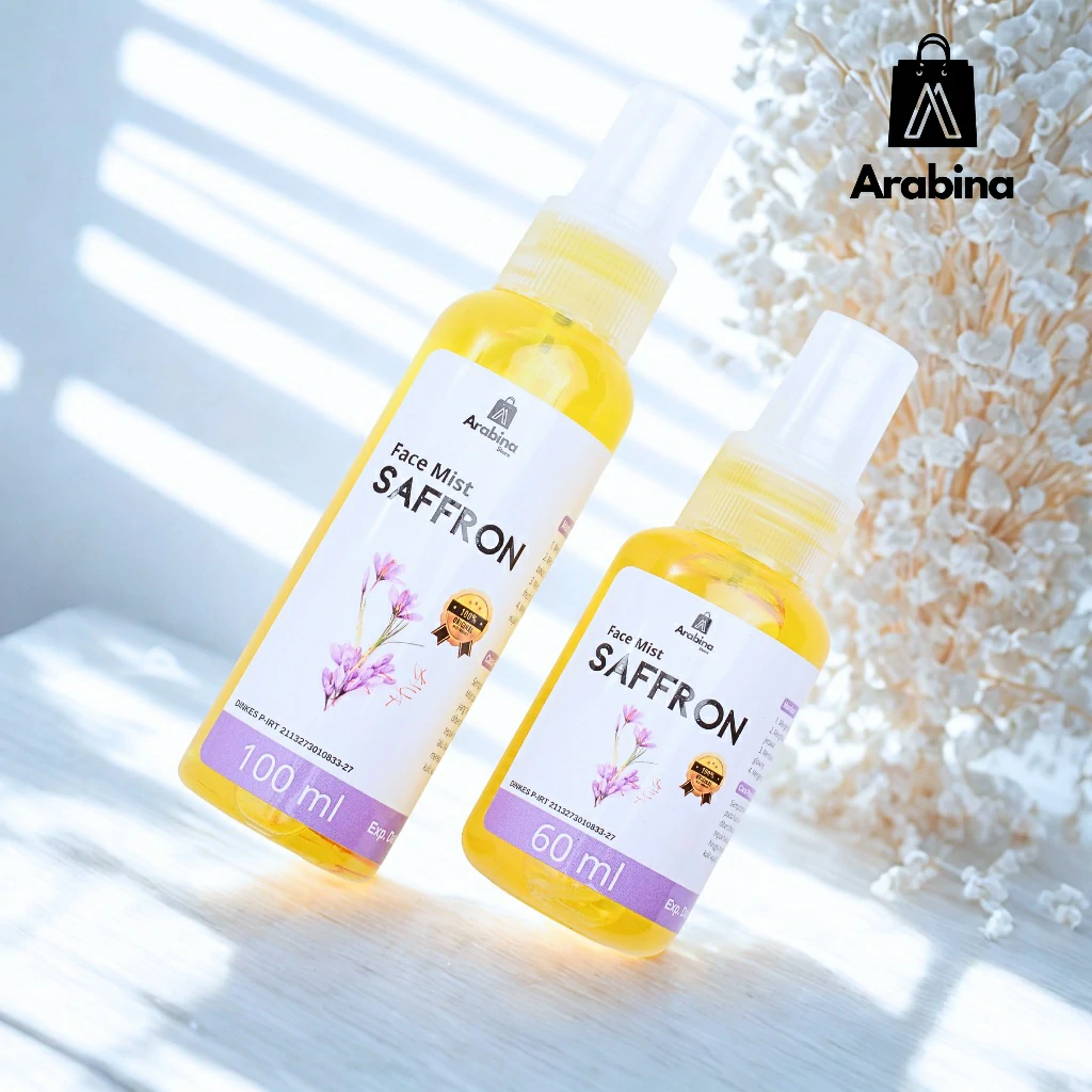 Arabina Facemist Saffron 100% Original Safron Organik Premium Toner Wajah - Image 7