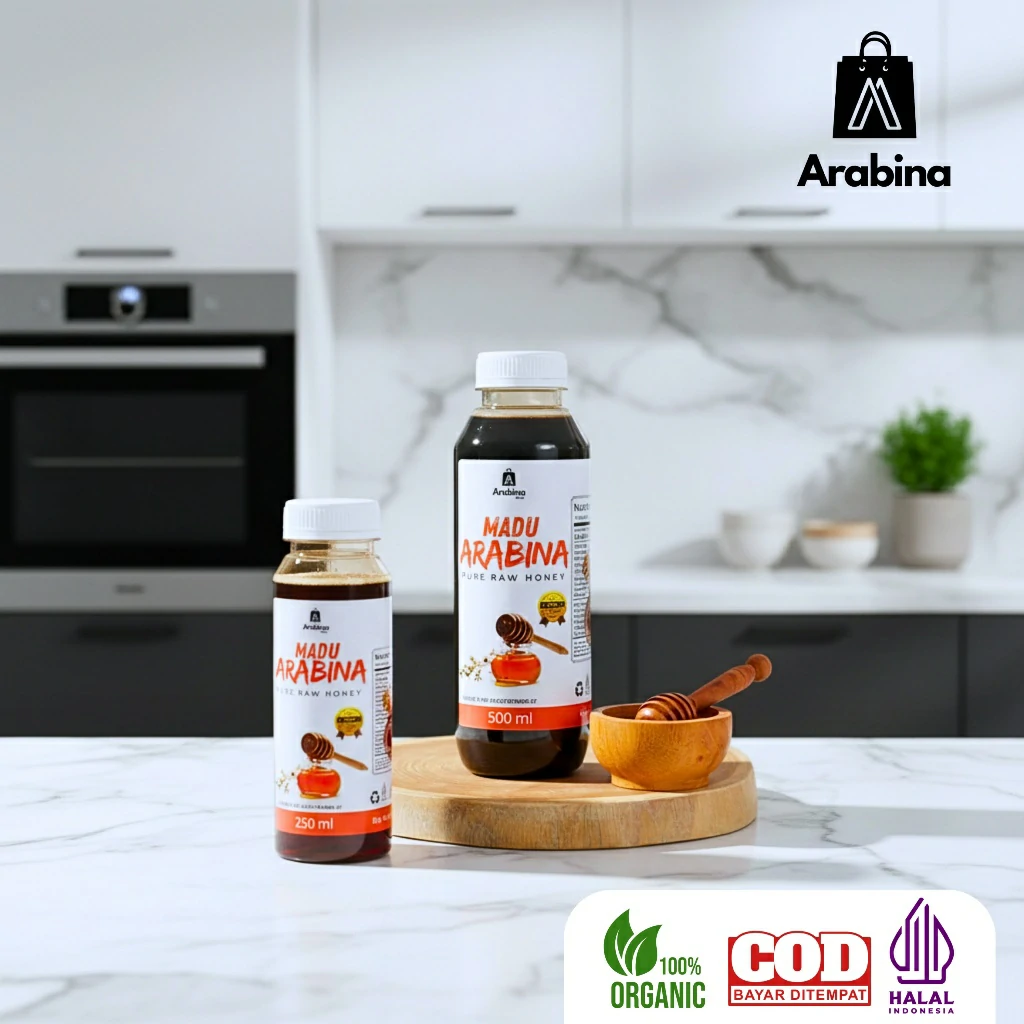 Arabina Madu Murni Asli 100% Pure Raw Honey Alami Tanpa Campuran - Image 4