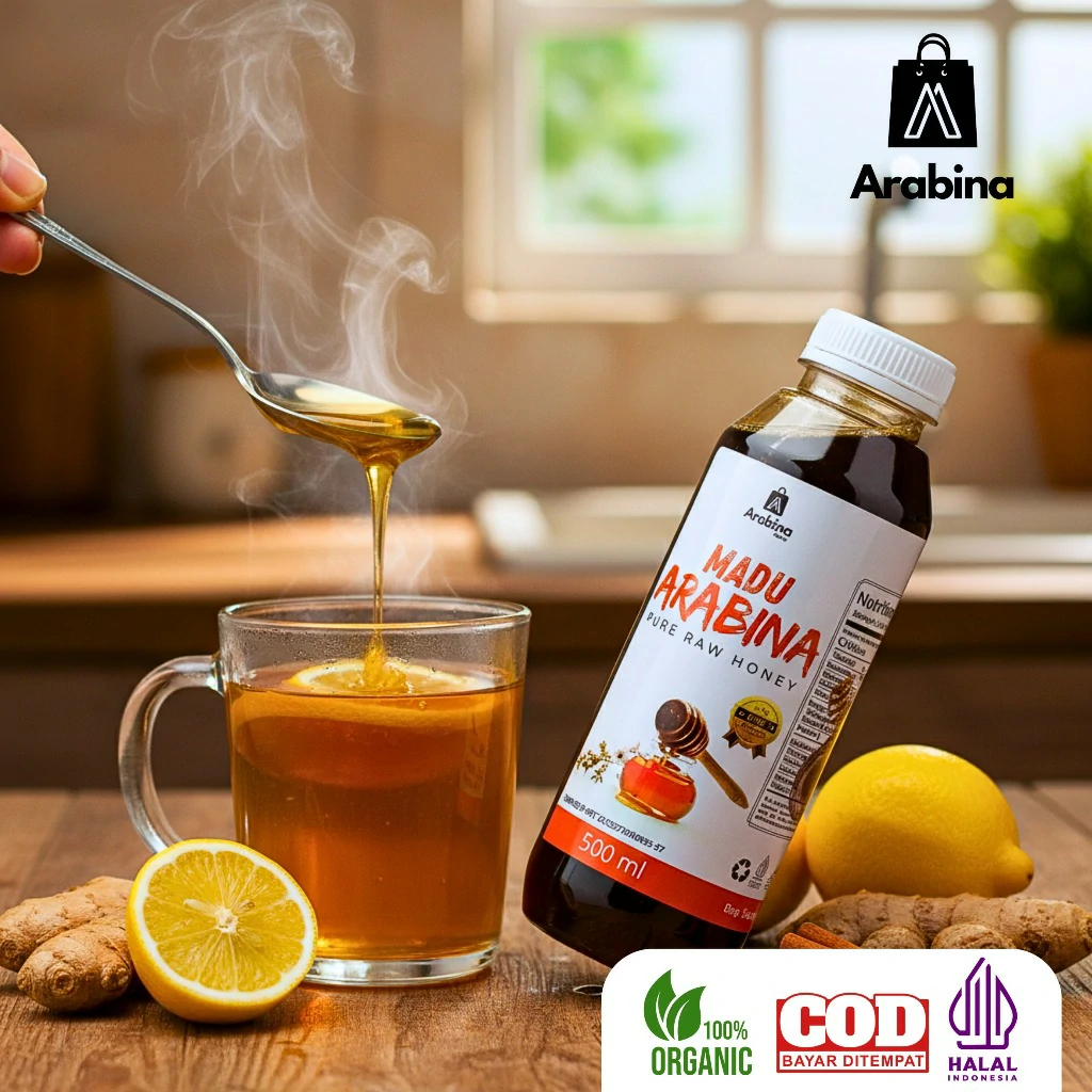 Arabina Madu Murni Asli 100% Pure Raw Honey Alami Tanpa Campuran - Image 5