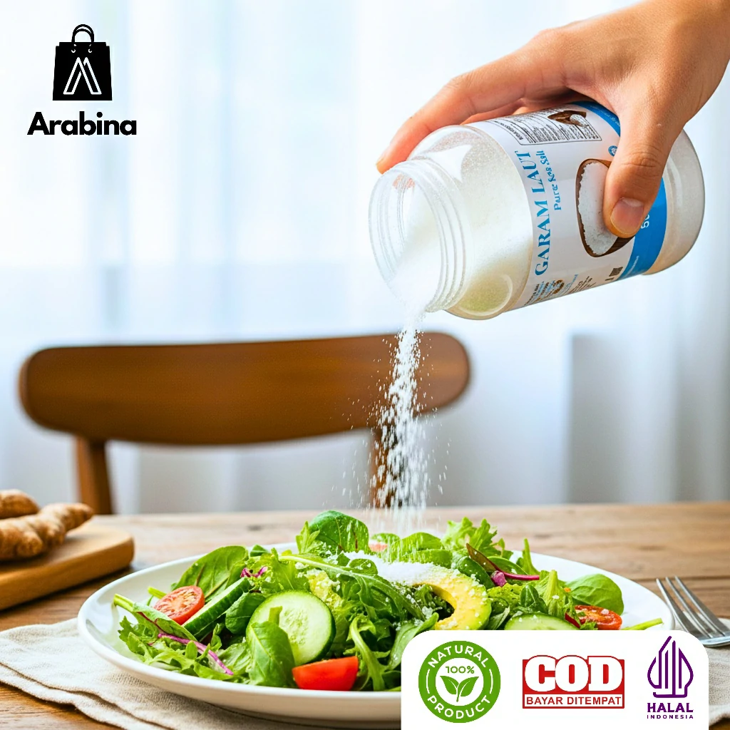 Arabina Garam Laut Alami 100% Original Premium Mpasi Tanpa Pengawet - Image 3