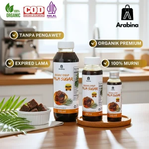 Arabina Gula Aren Cair Bubuk Untuk Kopi Asli 100% Palm Sugar